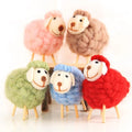Cute Handmade Folk Art Figurine Education Felted Animals Toy Home Decoration Ornaments Wool Felt Sheep Dolls DIY Toys Customized