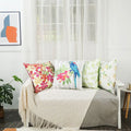 Amity New Summer Decorative Patio Waterproof Plant Bird Printed Outdoor Decor Cushion Cover Pillowcase Pillow Case 45x45