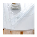 Crystal Clear Plastic Table Cover for Home Use Waterproof