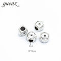 Antique Silver Color Big Hole Star Beads Spacers Beads Fit European Charm Jewelry Accessories DIY Findings Bracelet Making R94