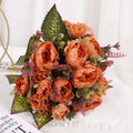 Artificial Silk Peony Bouquet High Simulation Customized Color Home Wedding Graduation Mother's Day Gardening Decor