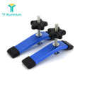 T-Track Hold Down Clamps Kit 6-1/3" L x 1-1/5" Width Heavy Duty Anodized Clamps for Woodworking