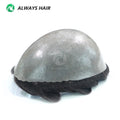 SKIN - Fine Products Multiple Colors 0.12-0.14 mm Thickness Indian Human Hair Wig for Men Toupee