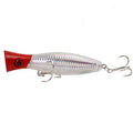 Hot Sale 40g Popper Fishing Lures Simulation Fish Eyes Saltwater Tackle Hard Baits Lead Material Artificial Soft Bait Vibra Lure