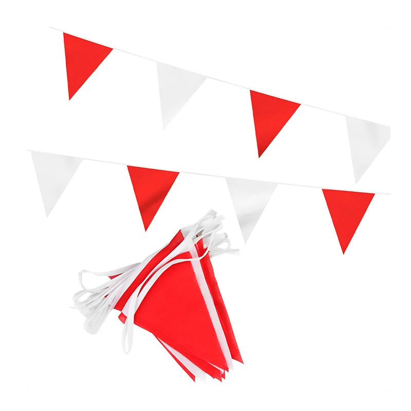 2023 Promotional Sublimation Outdoor All Country Custom Design Triangle Pennant String Bunting Hanging Flag for Decoration