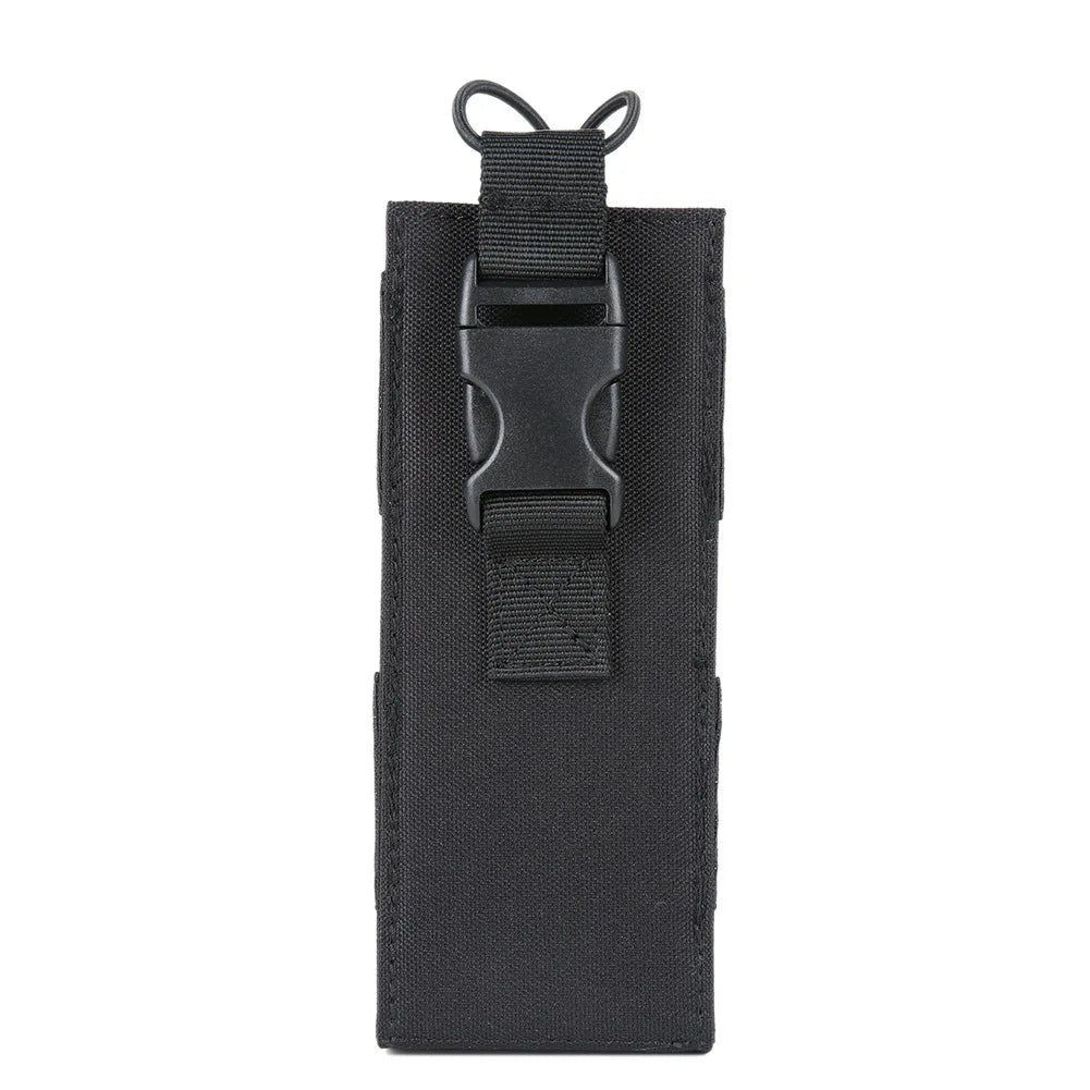 Multi-Functional Tactical MOLLE Kettle Waist Bag Universal Walkie Talkie Pouch for Outdoor Sports Attachment System
