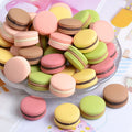 Resin 3D Simulation Macaron Flat Back Resin Charms Cabochon for Slime Filler Kid DIY Mobile Phone Hairclip Keychain Decor Craft