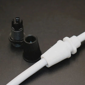 Pendant Hanging Ceiling Lamp Cord 10mm Cable Clamp Plastic Strain Relief Cord Grip Lighting Fixtures