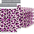 Waterproof Colorful Self Adhesive Sturdy Mailing Shipping Envelopes Pink Leopard Print Poly Mailers for Clothes Small Business