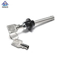 304 Stainless Steel Push Button Quick Release Ball Locking Pin With One to One Match Key Lock
