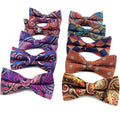 Classic Business Bow Ties for Men Custom Polyester Mens Bow Ties With Gift Box