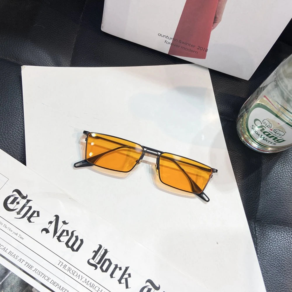 Modern Filter Out sunlight Sunglasses Ins Women Classic Unique Cycling Sunglasses Metal Lightweight Sunglasses