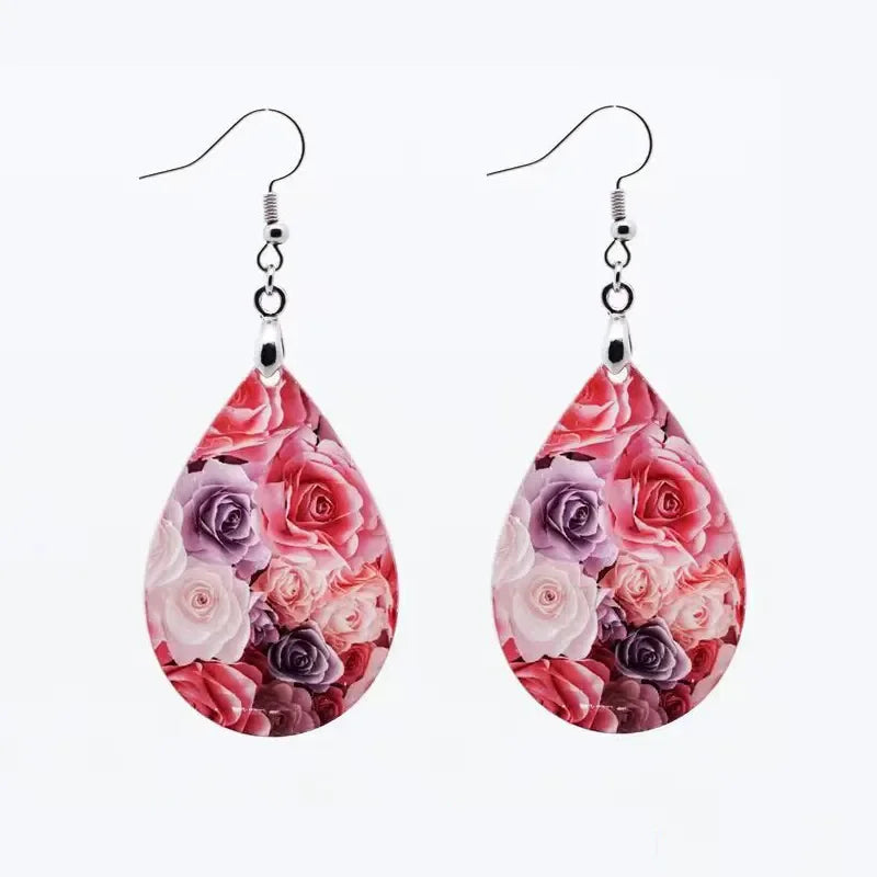 Qualisub Personalized Acrylic Earrings Blanks Sublimation Earrings Acrylic Earrings for Sublimation
