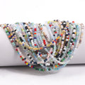 Wholesale Colorful Beads Multicolor rainbow Beads for Jewelry Making AB Beads Artificial Crystal Facet Wheel Spacer Diy