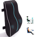 Lumbar Support Pillow for Office Chair Back Support Pillow for Car Computer Gaming Chair Recliner Memory Foam Back Cushion