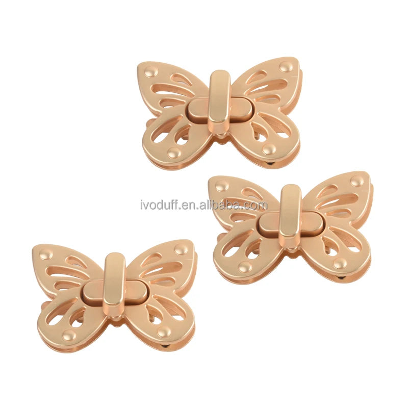 Wholesale Metal Handbag Lock Accessories Hardware Replacement Press Lock Clasp Bag Metal Turn Lock