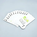 Custom Logo Printing Business Card Casino Magic Deck Advertising Poker Cards on Cardboard-Personalized Playing Cards