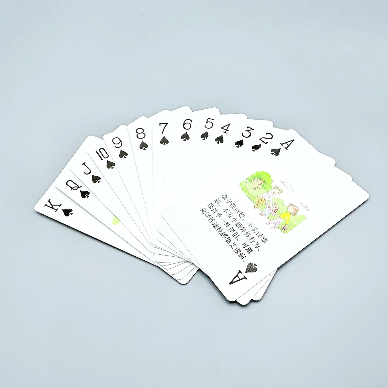 Custom Logo Printing Business Card Casino Magic Deck Advertising Poker Cards on Cardboard-Personalized Playing Cards