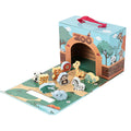 Fashion Custom Wooden Diy Children's City Theme Paper Box Sets and Intelligence Puzzle Kids Wooden Toy Set