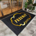 Modern Nylon Loop Pile Door Mat Rubber Large Carpet Non-slip Custom Rugs with logo