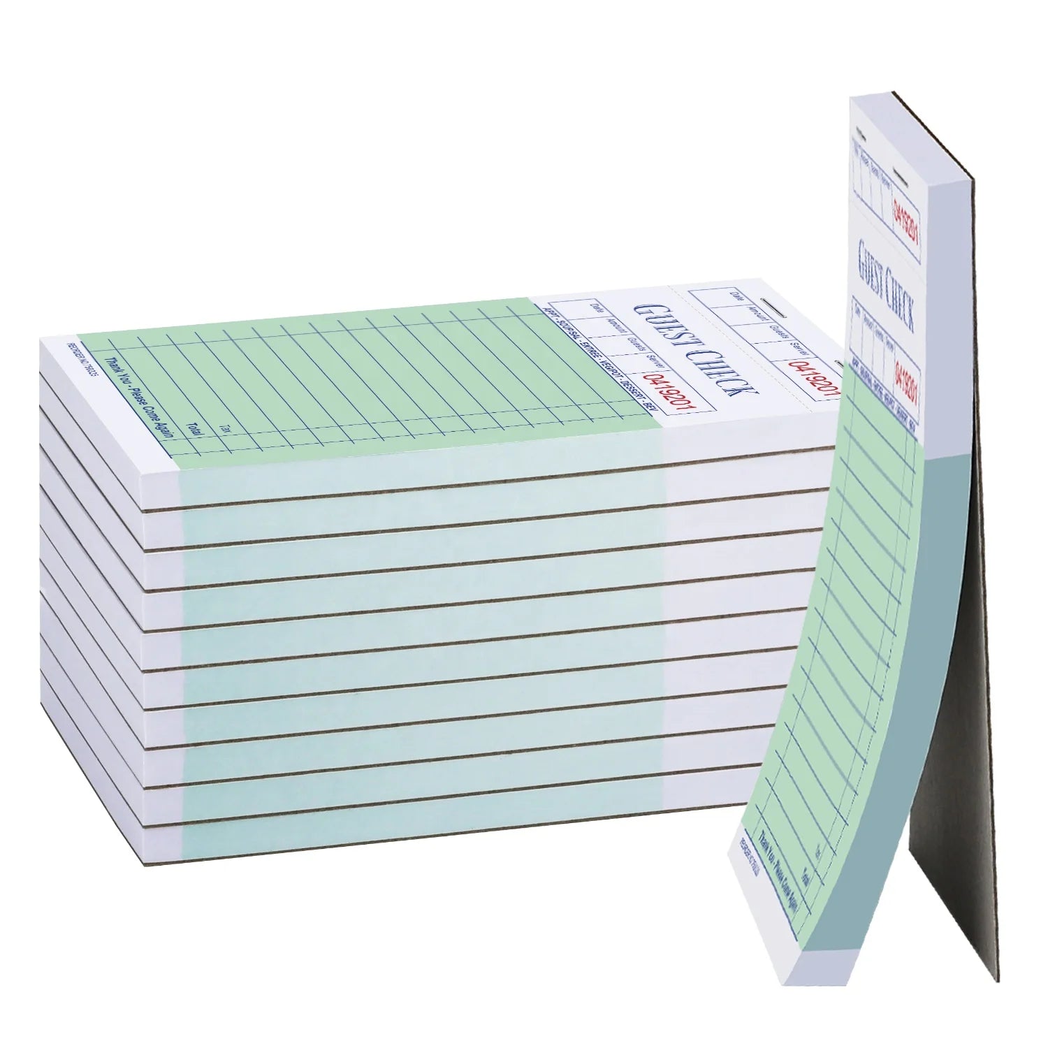 Llikexin Guest Check Book Custom Restaurant Menu Holder 100% Pure Wood Pulp OEM Offset Printing CMYK Bill Book Grocery Promotion