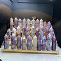 Natural Crystal Stone Wholesale Price Tetrahedron Unicorn Towers Crystal Points for Dec