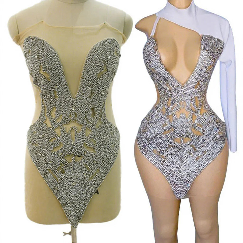 Keering Very Good Quality New Arrivals Fashion Silver Gold Handmade Bodice Applique Designs