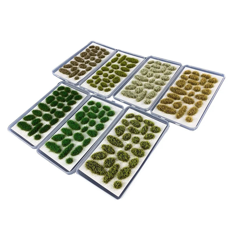 135 187 Artificial 6mm Static Grass Miniature Architecture Ho Scale Model for Ho Scale Train