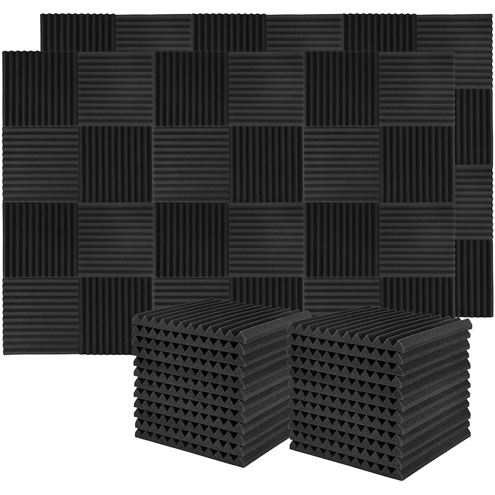 Fireproof Soundproof Foam Panels Acoustic Foam High Resilience Sound Proofing Padding for Wall Sound Absorbing Panels