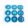 High Quality Hologram 3d Custom Stickers Blue Color Vinyl Hologram Sticker for Seal Packaging