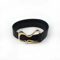 Meetee CB726 Fashionable PU Leather Belt Stylish Ring Alloy Buckle Women PU Belts for Jeans Waist Band PU Leather Women Belt