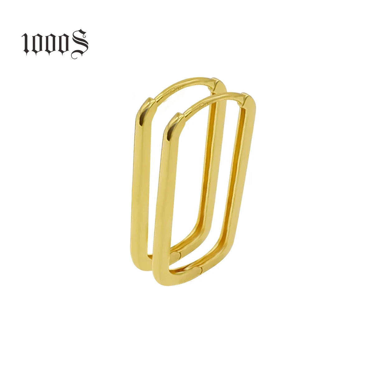 Women Au 750 in Yellow Color Hoop Huggie Earrings Round Hoop Earrings in 18 Karat Gold Earring Online Top Selling