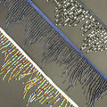 G025 Factory Supply Crystal Custom Rhinestone Bead Tassel Fringe Trim