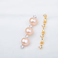 P010851 DIY 7-9mm Natural Freshwater Pearl Pendant Accessory 925 Sterling Silver Engagement Jewelry Necklace for Women