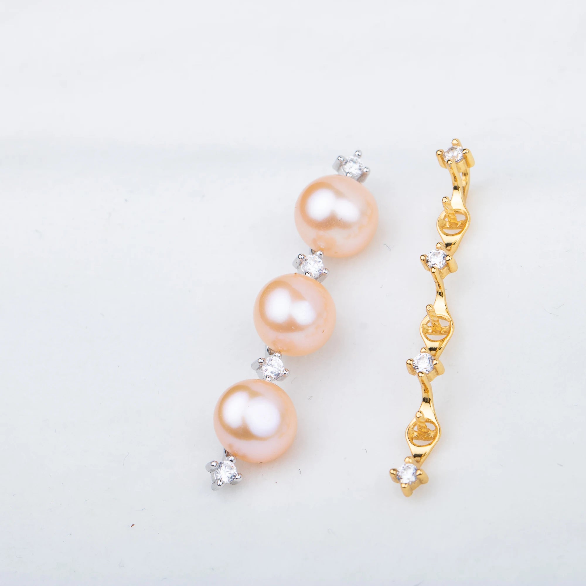 P010851 DIY 7-9mm Natural Freshwater Pearl Pendant Accessory 925 Sterling Silver Engagement Jewelry Necklace for Women