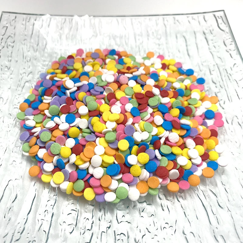 Custom Logo Rainbow Floppy Purple Silver Candy Heart Chocolate Ice Cream Food Grade Solid Sugar Sprinkles Bottles for Cake
