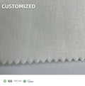 PFP Linen Cotton Woven Plain Fabric for Tshirt Dress Stock Ready Colors White Suitable for Digital Printing