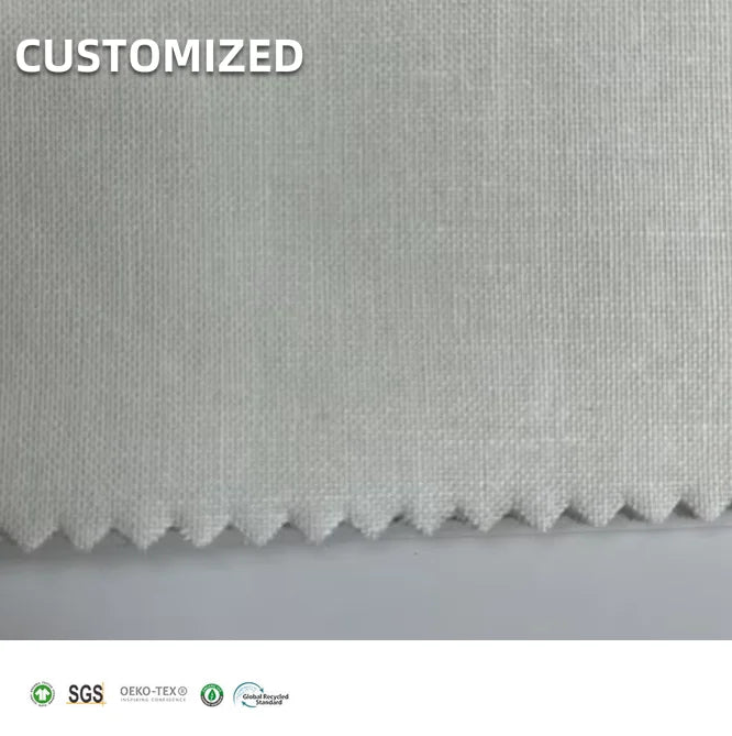 PFP Linen Cotton Woven Plain Fabric for Tshirt Dress Stock Ready Colors White Suitable for Digital Printing