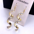 High-Quality Vintage Matte Wrap-around Earrings for Women - Versatile and Elegant Accessories Factory Wholesale