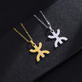 BINSHUO Wholesale Custom Stainless Steel Jewelry African Amazilg Berber Logo Pendant Charm Necklace for Women