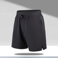 Men 5 Inch Inseam Shorts Custom Logo Solid Color  Quick Dry Loose Fit Oversize Workout Shorts Mens Athletic Shorts