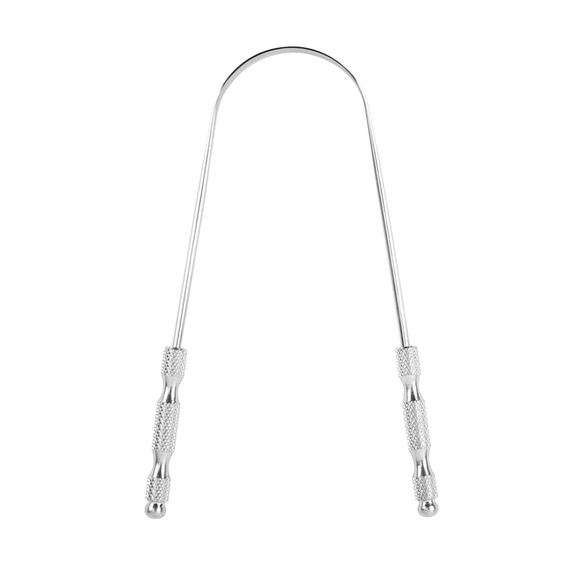 Stainless Steel Tongue Cleaner Scraper Dental Supplies for Effective Tongue Cleaning