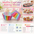 Custom Logo Easy Release Muffin CupCake Baking Mould OEM ODM Reusable Easy Clean Baking Mold with Private Label Packaging