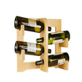 4 Bottles Wine Rack Simple Style Wood Wine Rack
