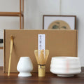 Custom Logo Bamboo Matcha Whisk Set for Matcha Tea Scoop Whisk Stand Chasen Holder Matcha Bowl Kit
