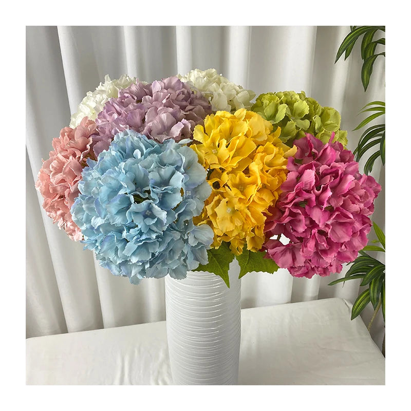 A Single Frannie Hydrangea  Decoration Mariage Artificial Flowers Decorative