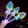 Christmas Tree Light Stick Magic Stick Star Festival Atmosphere Light Stick Christmas Children's Toys New Style Led Toy