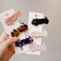 Hot Sell Animal Cat Shaped Barrette Acetate Hair Clip for Girls