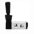 Aluminium Alloy 5/2 Way NPT1/4'' Pneumatic Manual Control Valve Hand Lever Operated Push-Pull Customized OEM Support-4H210-N08