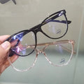 DOISYER New Arrival Custom logo Wholesale Cat Eye  Tr90 Oversized Big Frame Glasses Luxury clear Frames Glasses  for Women
